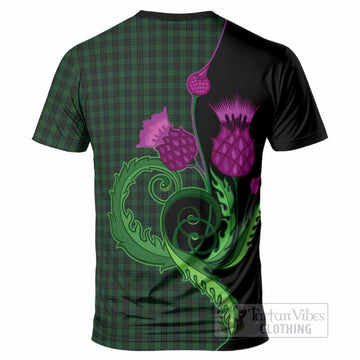 Graham Tartan T-Shirt Traditional Scottish Thistle
