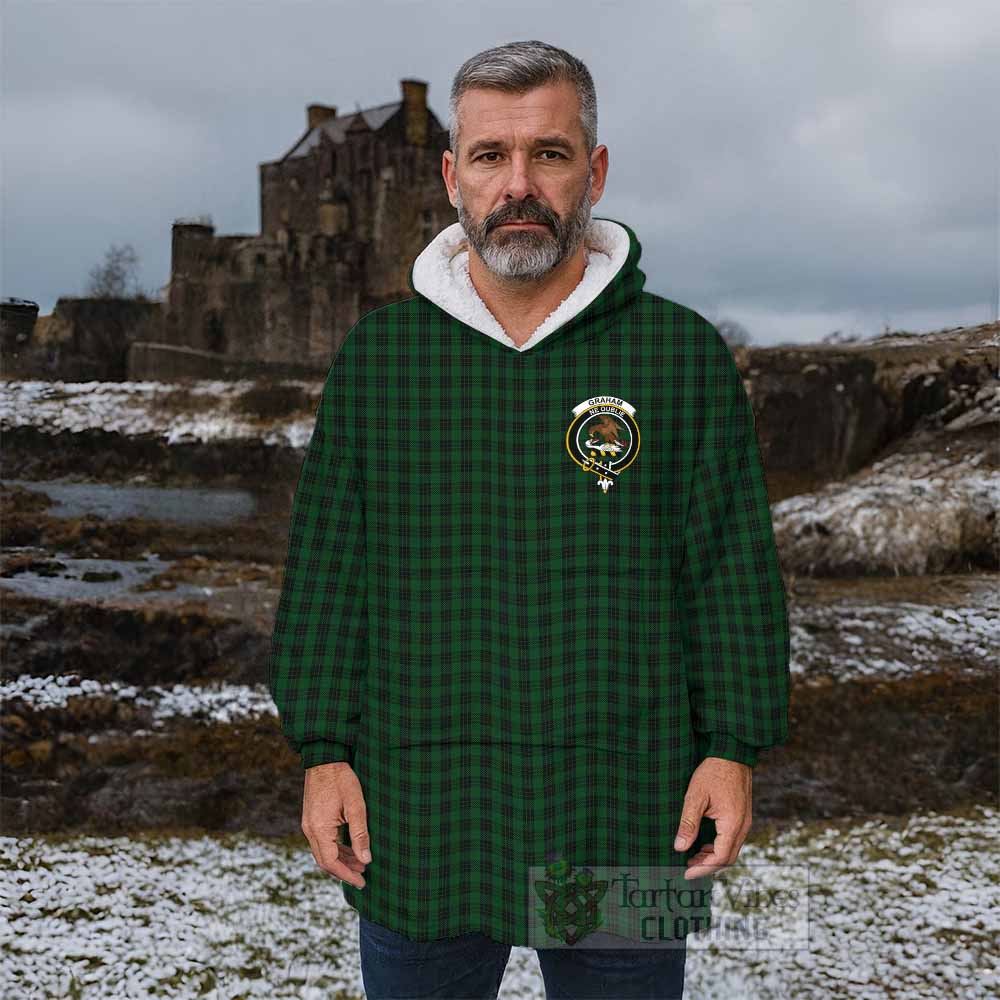 Graham Tartan Wearable Blanket with Family Crest - Tartan Vibes Clothing