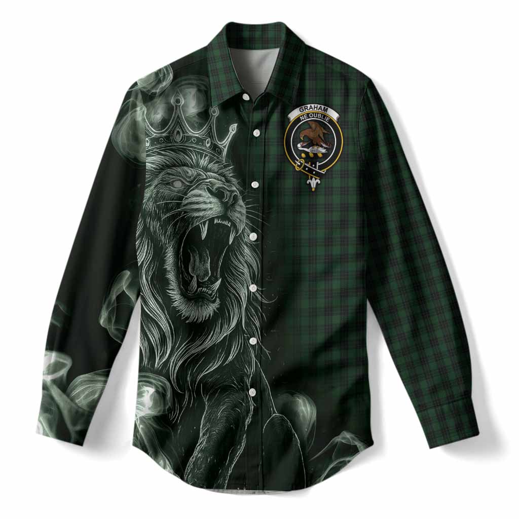 Graham Tartan Women Casual Shirt Roaring Lion Heritage