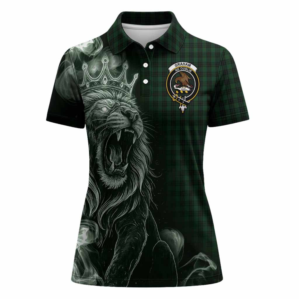 Graham Tartan Women Polo Shirt Roaring Lion Heritage