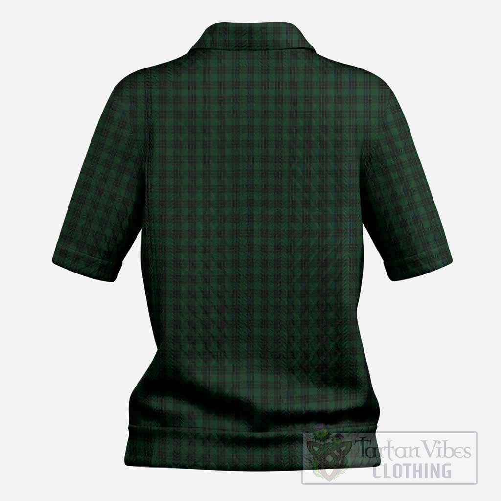 Graham Tartan Women’s Polo Sweater Top