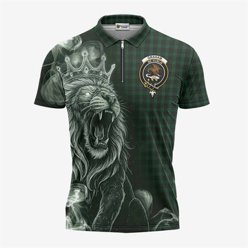 Graham Tartan Zipper Polo Shirt Roaring Lion Heritage