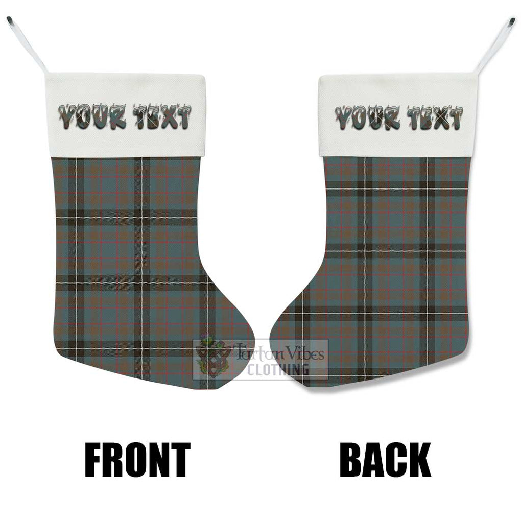 Tartan Vibes Clothing Grainger Tartan Christmas Stocking with Personalized Text