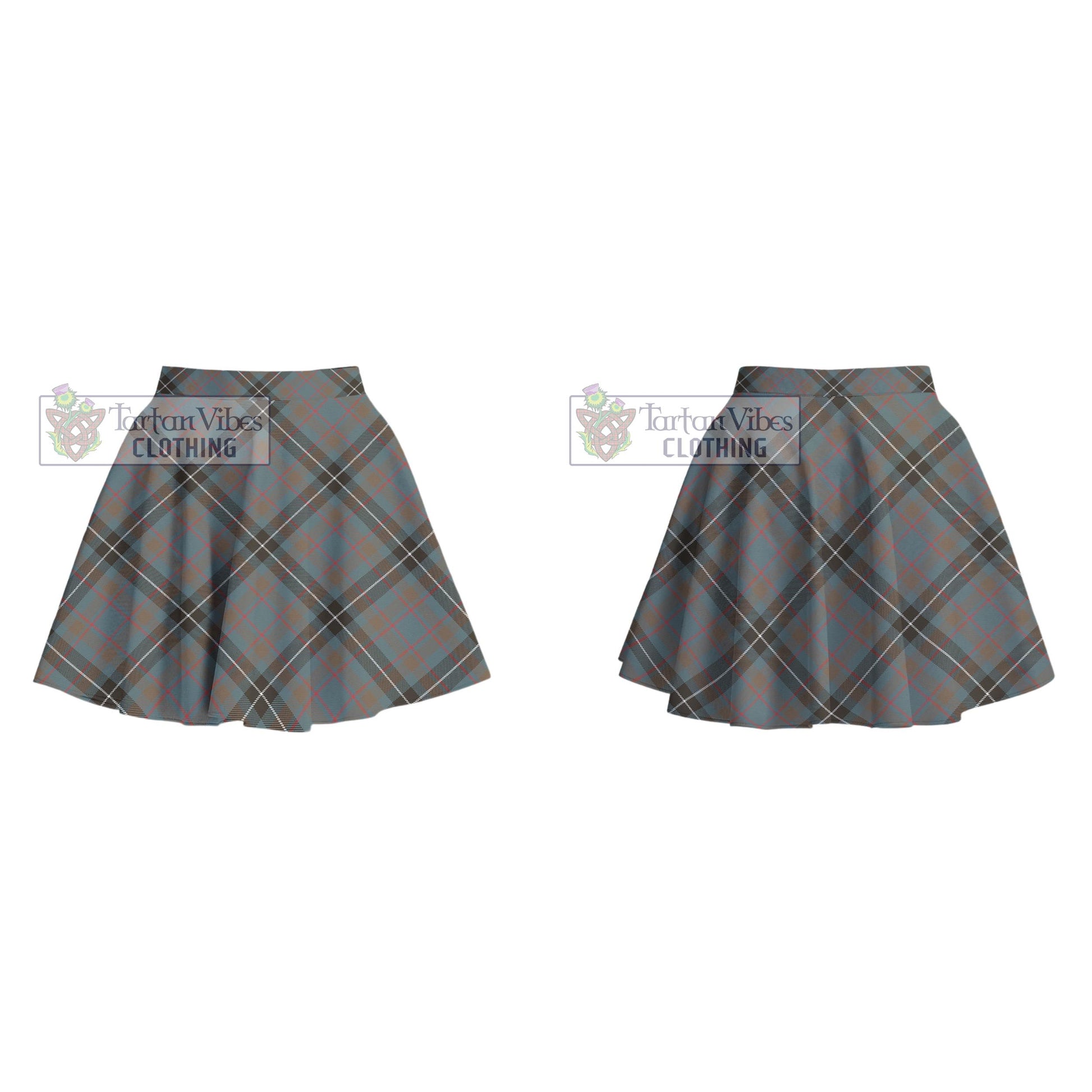 Tartan Vibes Clothing Grainger (Granger) Weathered Tartan Women's Plated Mini Skirt
