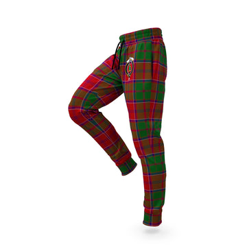 Grant Tartan Joggers Pants with Family Crest