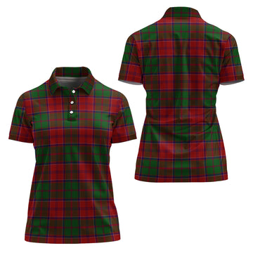 Grant Tartan Polo Shirt For Women