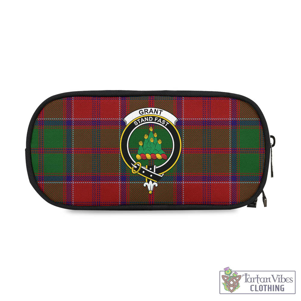 Tartan Vibes Clothing Grant Tartan Pen and Pencil Case with Family Crest