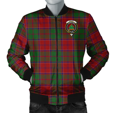 Grant Tartan Bomber Jacket with Family Crest