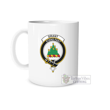 Grant Family Crest Ceramic Mug One Size 11oz size - 2D-tartanvibesclothing