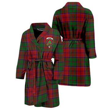 Grant Tartan Bathrobe with Family Crest
