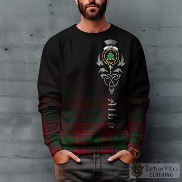 Grant Tartan Sweatshirt Featuring Alba Gu Brath Family Crest Celtic Inspired