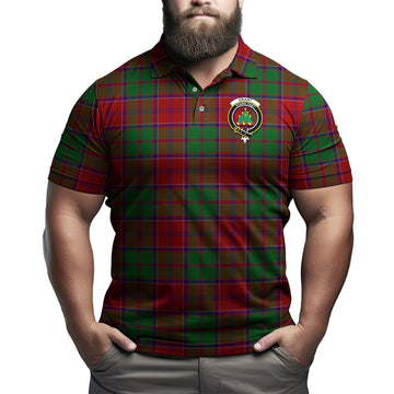 Grant Tartan Men's Polo Shirt with Family Crest Kid - Tartan Vibes Clothing