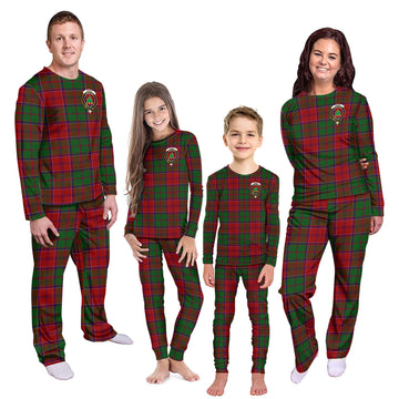 Grant Tartan Pajamas Family Set with Family Crest