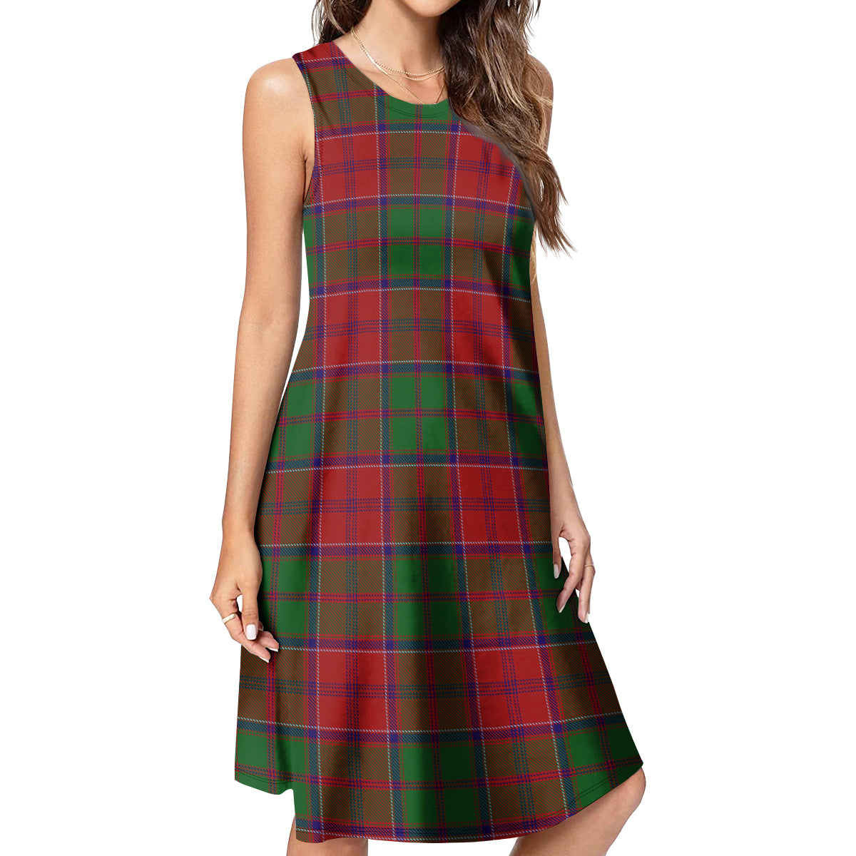 Grant Tartan Womens Casual Dresses - Tartanvibesclothing