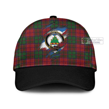 Grant Tartan Classic Cap with Family Crest In Me Style