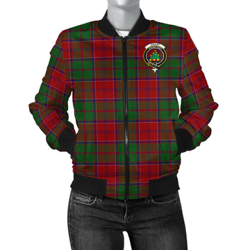 Grant Tartan Bomber Jacket with Family Crest