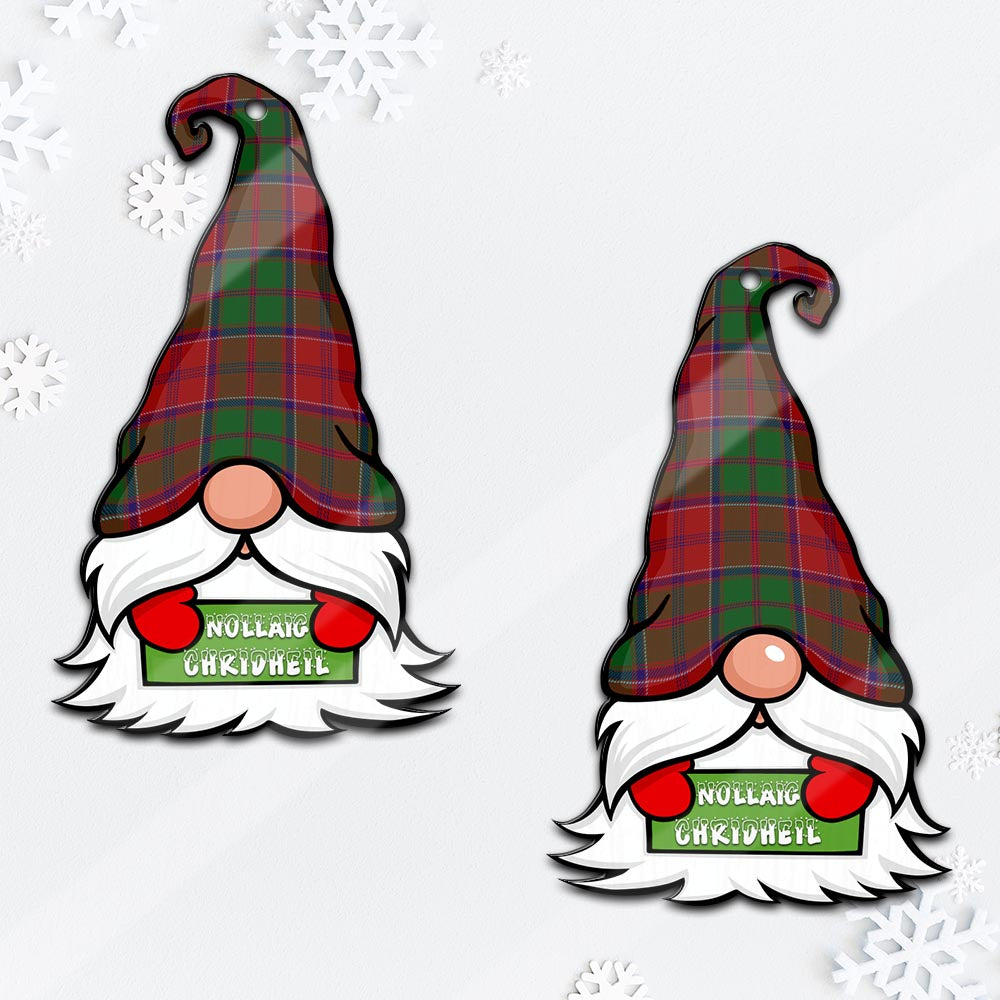 Grant Gnome Christmas Ornament with His Tartan Christmas Hat - Tartan Vibes Clothing