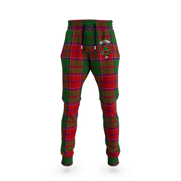 Grant Tartan Joggers Pants with Family Crest