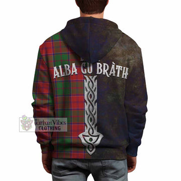 Grant Tartan Family Crest Hoodie Alba Gu Brath Be Brave Lion Ancient Style