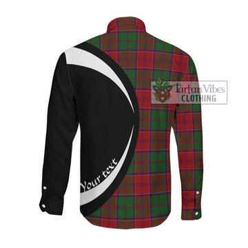 Grant Tartan Long Sleeve Button Up with Family Crest Circle Style