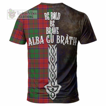 Grant Tartan Family Crest T-Shirt Alba Gu Brath Be Brave Lion Ancient Style