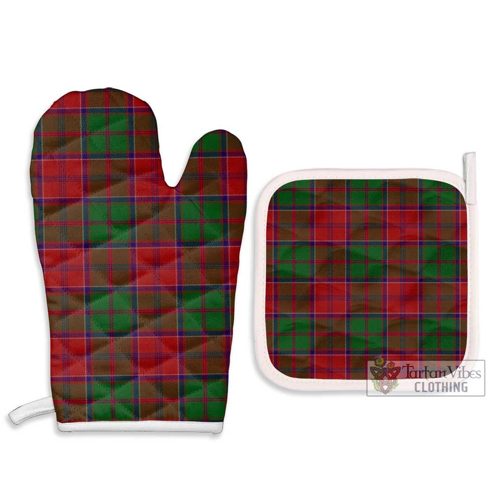 Grant Tartan Combo Oven Mitt & Pot-Holder Combo 1 Oven Mitt & 2 Pot-Holder White - Tartan Vibes Clothing