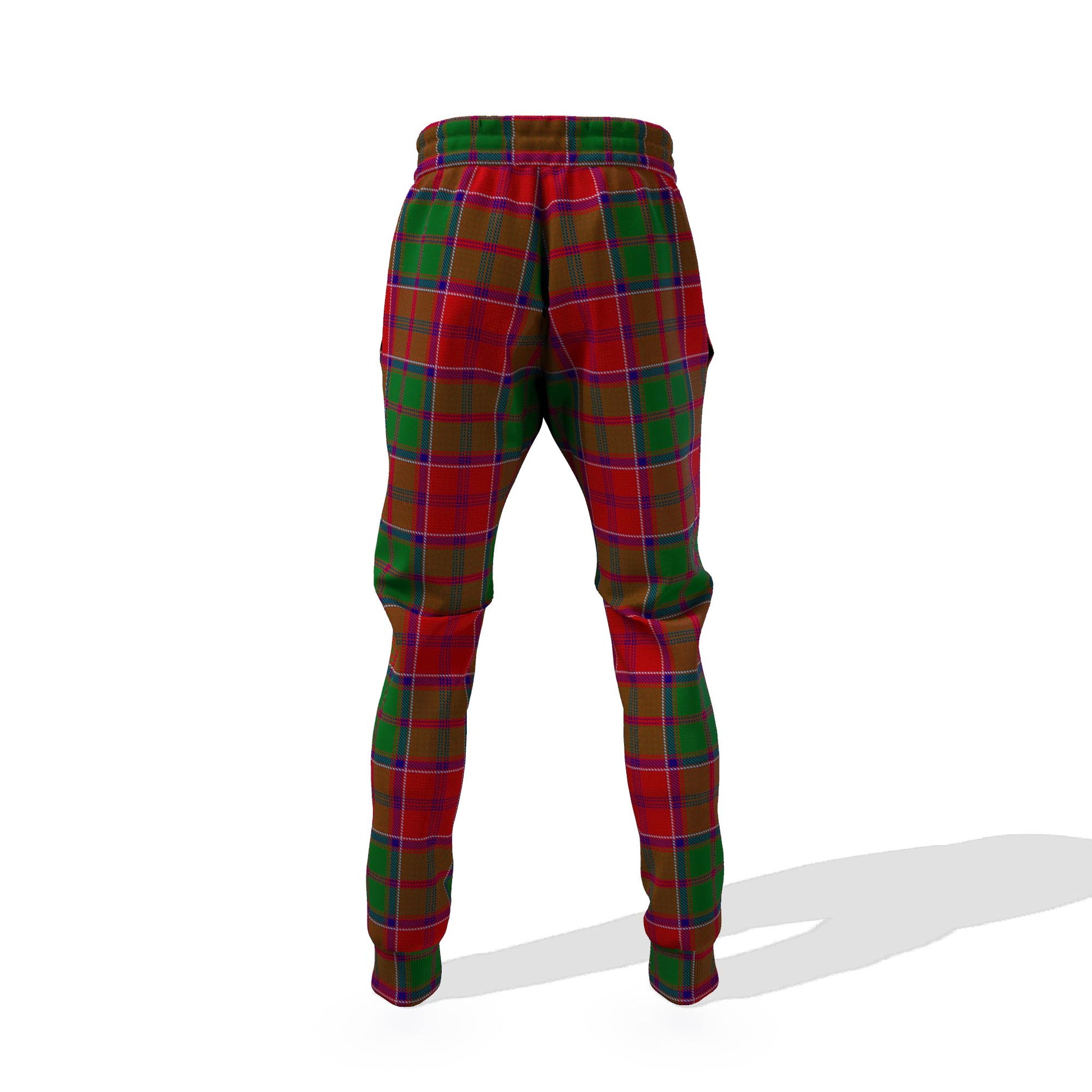 Grant Tartan Joggers Pants with Family Crest 6XL - Tartan Vibes Clothing