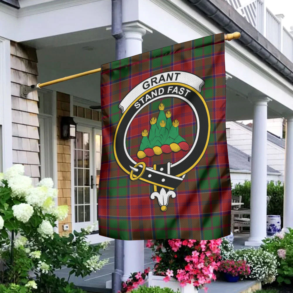 Grant Tartan Flag with Family Crest - Tartan Vibes Clothing