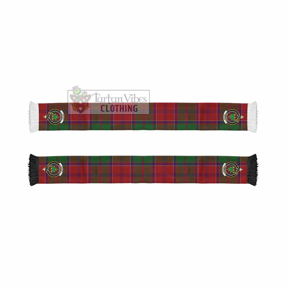 Tartan Vibes Clothing Grant Tartan Ruffneck Scarf with Family Crest