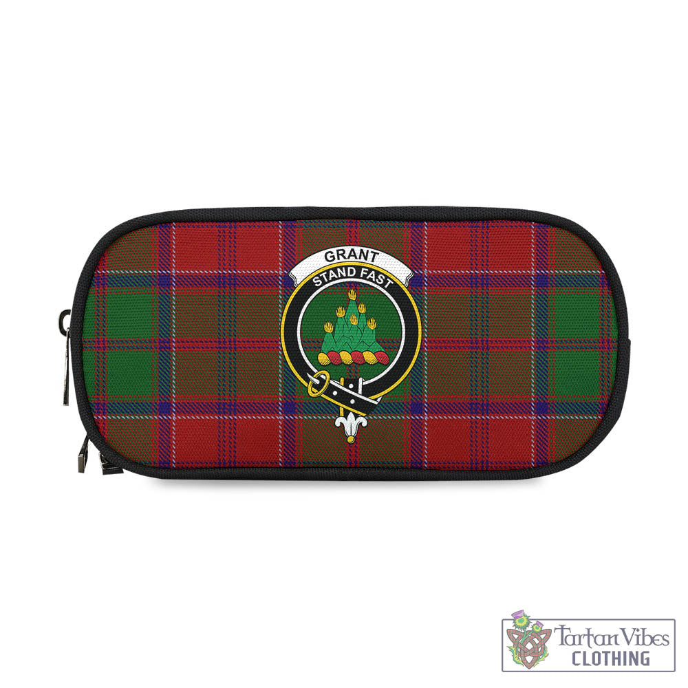 Tartan Vibes Clothing Grant Tartan Pen and Pencil Case with Family Crest