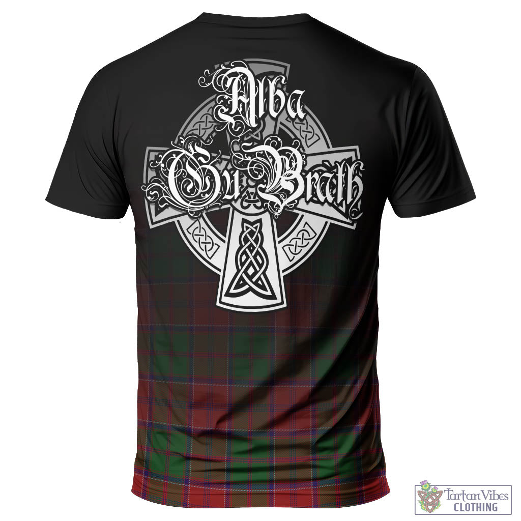 Tartan Vibes Clothing Grant Tartan T-Shirt Featuring Alba Gu Brath Family Crest Celtic Inspired