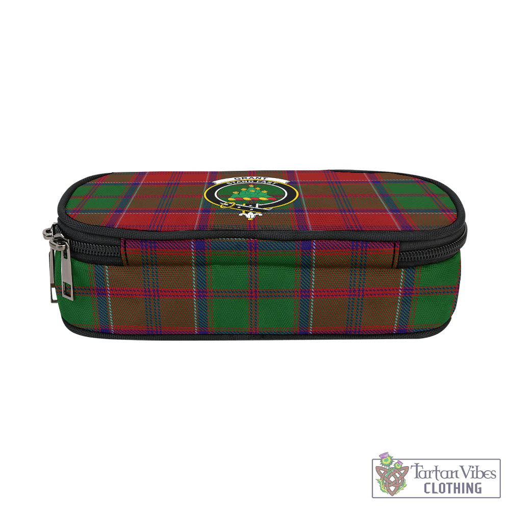 Tartan Vibes Clothing Grant Tartan Pen and Pencil Case with Family Crest