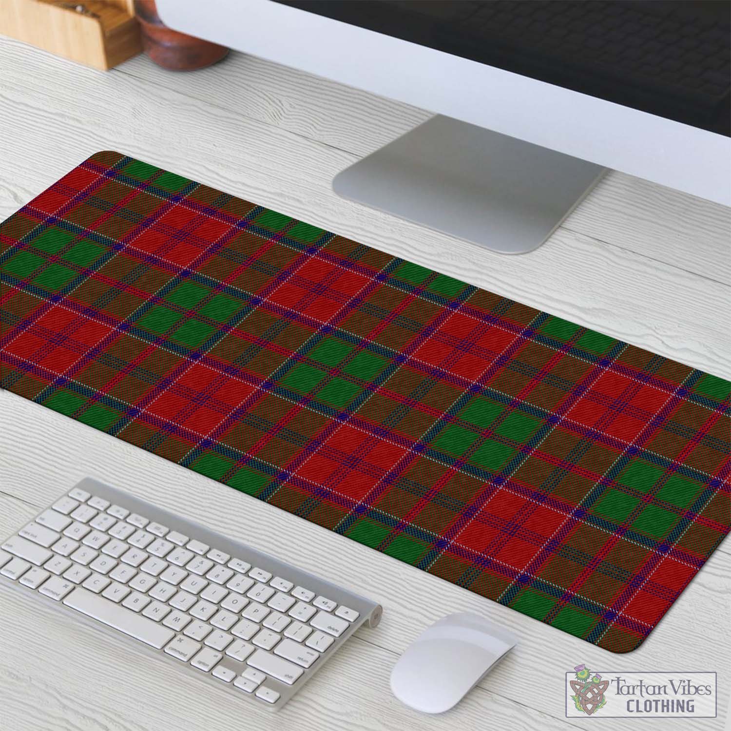Tartan Vibes Clothing Grant Tartan Mouse Pad