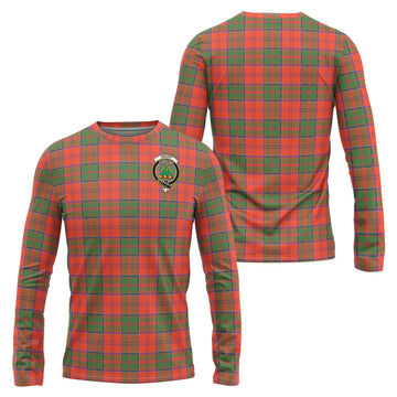 Grant Ancient Tartan Long Sleeve T-Shirt with Family Crest