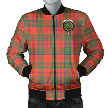 Grant Ancient Tartan Bomber Jacket with Family Crest