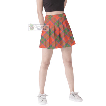 Grant Ancient Tartan Women's Plated Mini Skirt