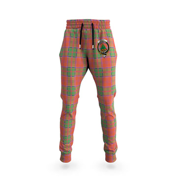 Grant Ancient Tartan Joggers Pants with Family Crest