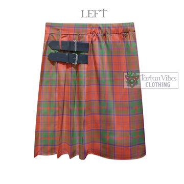 Grant Ancient Tartan Men's Pleated Skirt - Fashion Casual Retro Scottish Kilt Style