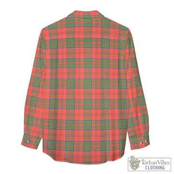 Grant Ancient Tartan Womens Casual Shirt with Family Crest