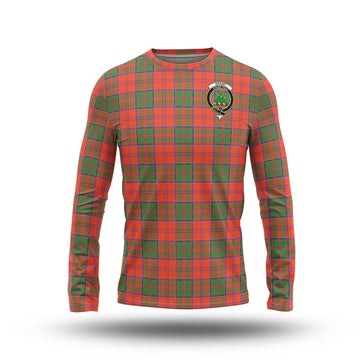 Grant Ancient Tartan Long Sleeve T-Shirt with Family Crest