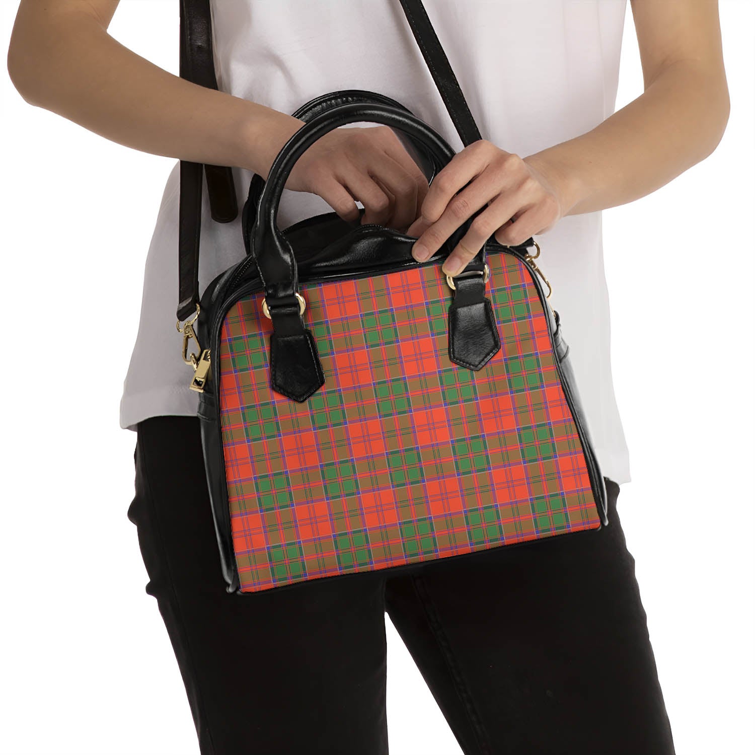 Grant Ancient Tartan Shoulder Handbags - Tartanvibesclothing