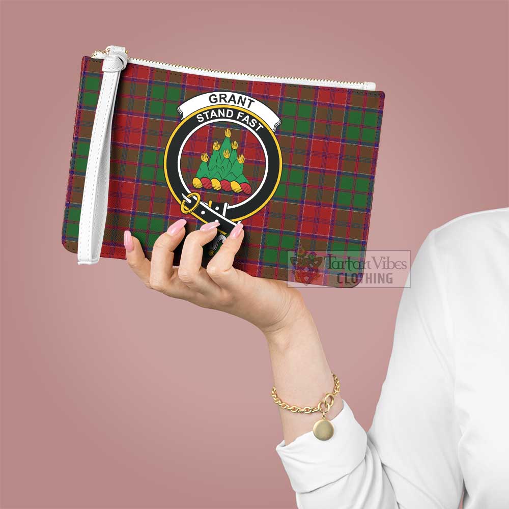Tartan Vibes Clothing Grant Family Crest Tartan Clutch Bag