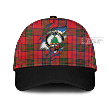 Grant Modern Tartan Classic Cap with Family Crest In Me Style