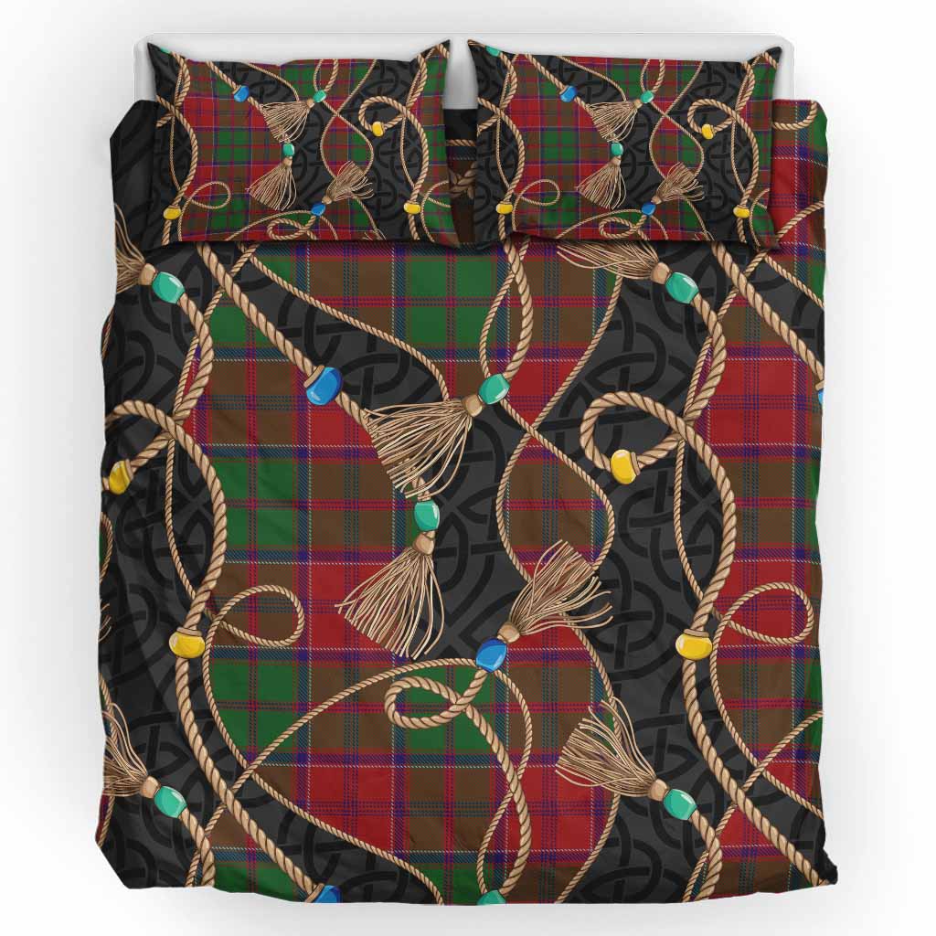 Grant Scottish Tartan Twisted Ropes Stylized Bedding Set UK Bedding Set UK King 91*87 inch - Tartan Vibes Clothing