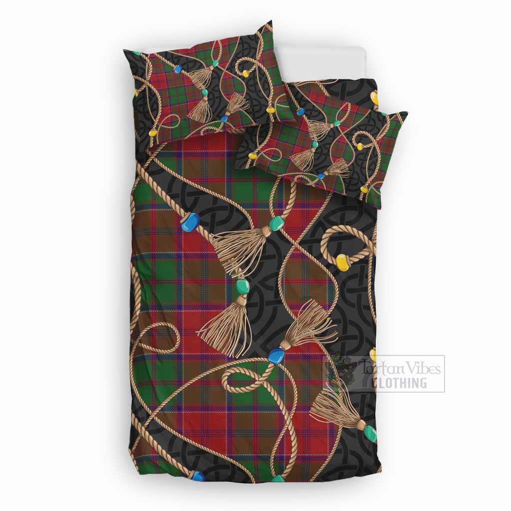 Grant Scottish Tartan Twisted Ropes Stylized Bedding Set UK Bedding Set UK Double 79*79 inch - Tartan Vibes Clothing