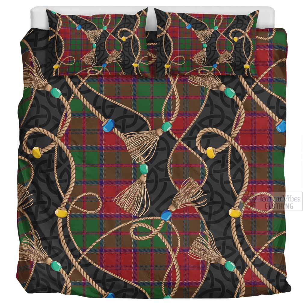 Grant Scottish Tartan Twisted Ropes Stylized Bedding Set UK Bedding Set UK Super King 104*94 inch - Tartan Vibes Clothing