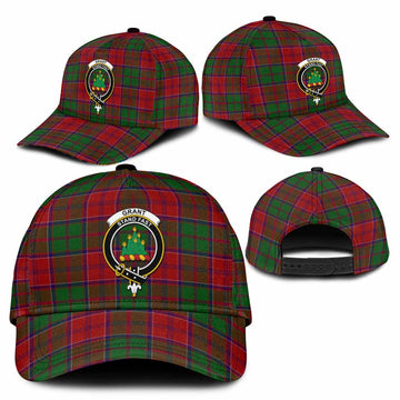 Grant Tartan Classic Cap with Family Crest