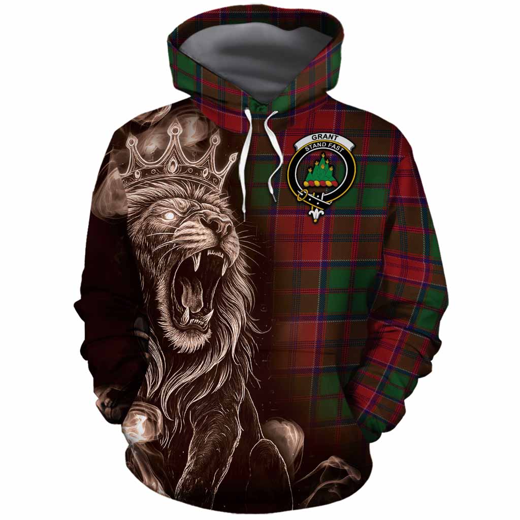 Grant Tartan Cotton Hoodie Roaring Lion Heritage