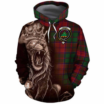 Grant Tartan Cotton Hoodie Roaring Lion Heritage
