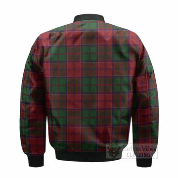 Grant Tartan Crest Bomber Jacket Ferocious Lion Style